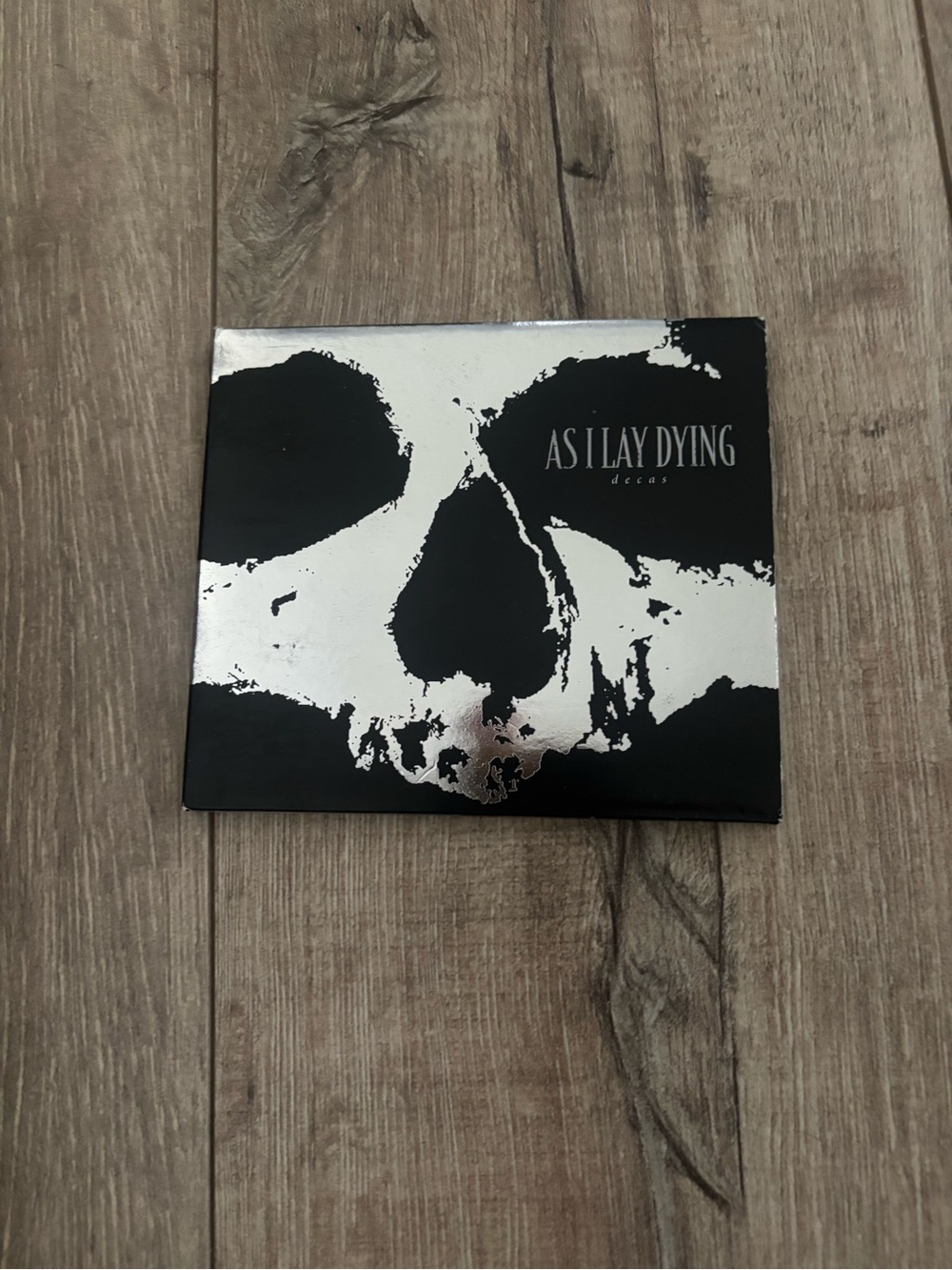 AS I LAY DYING 'Decas' CD with Silver Skull Artwork